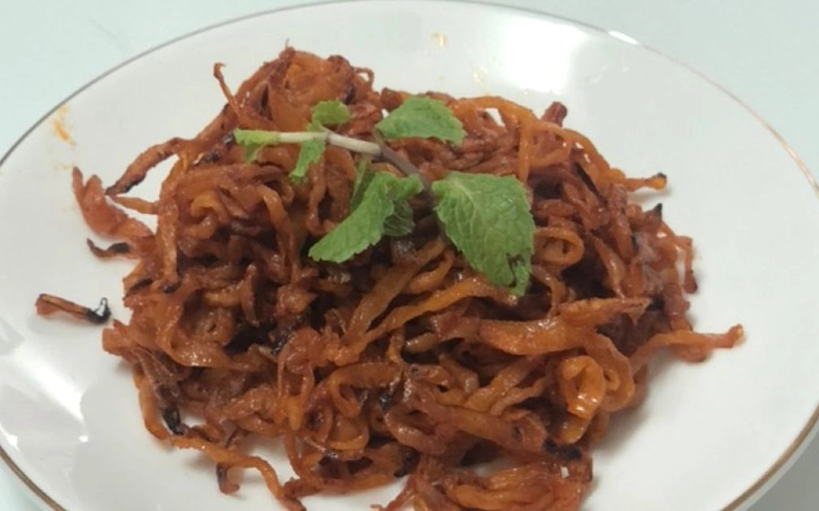 Cải xá bấu xào cay