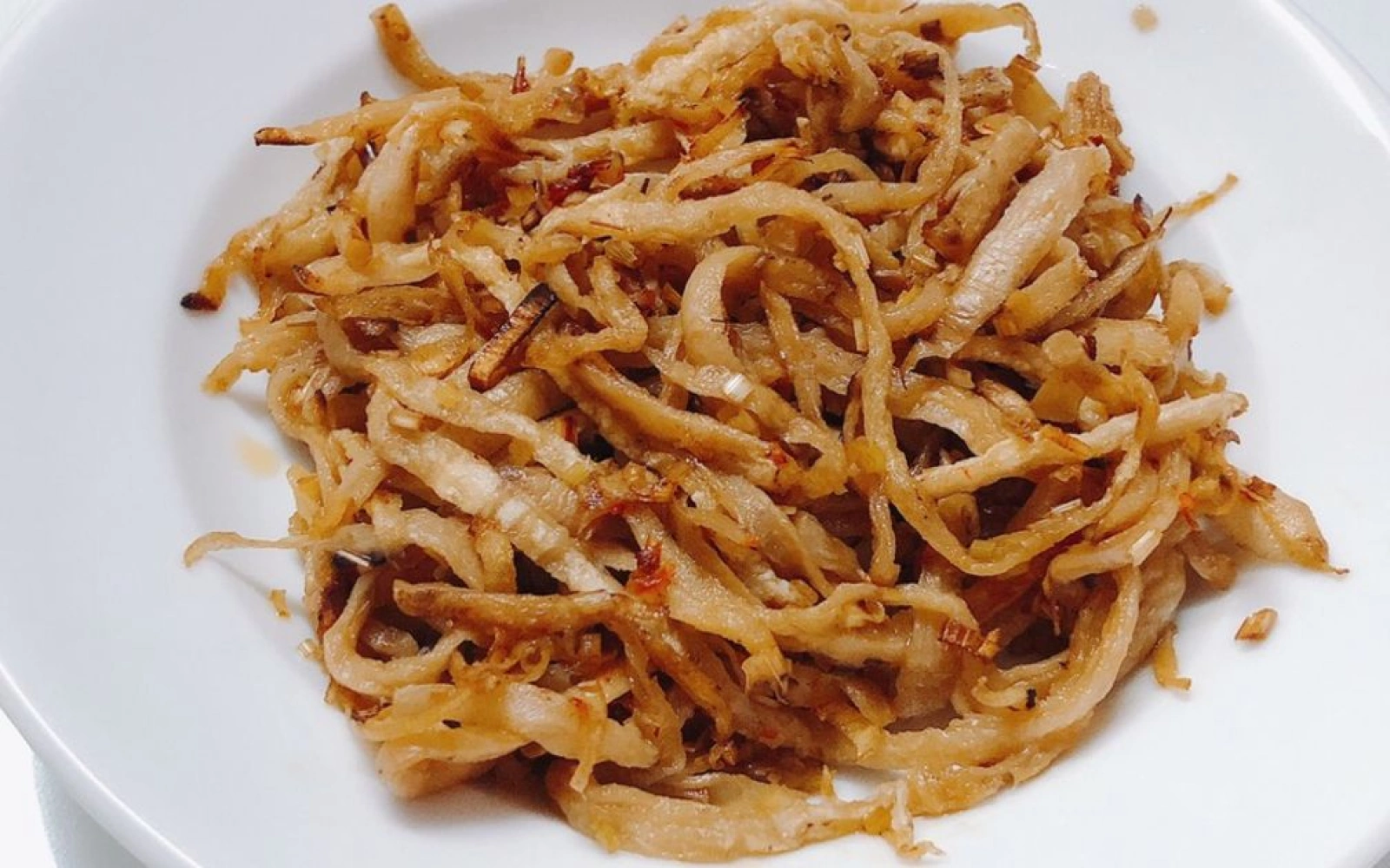 Cải xá bấu xào sả ớt