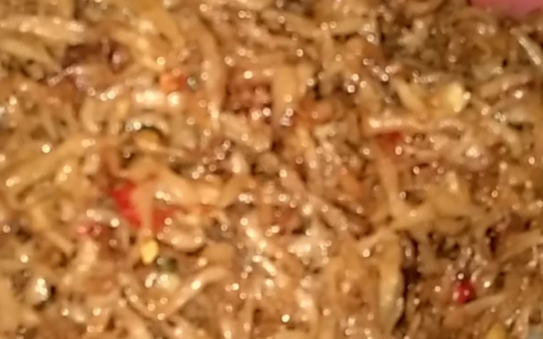 Cải xá bấu xào tỏi ớt