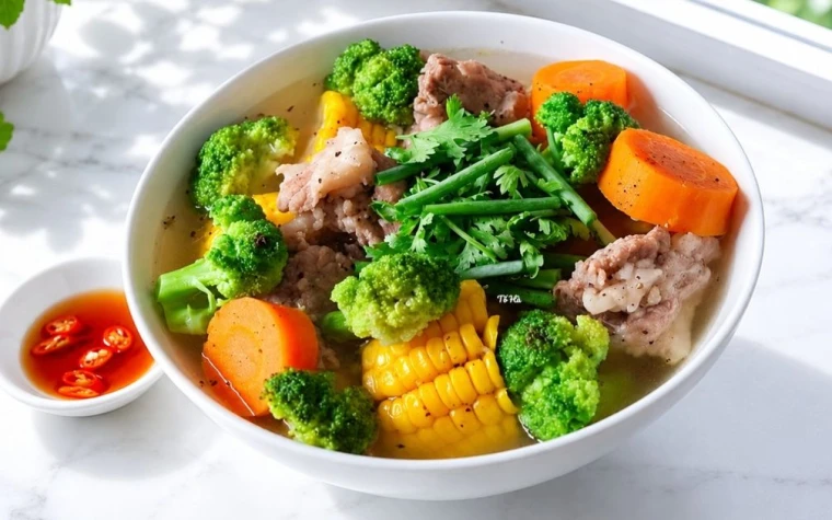 Canh Rau Củ Hầm Xương Thơm Ngon, Dinh Dưỡng