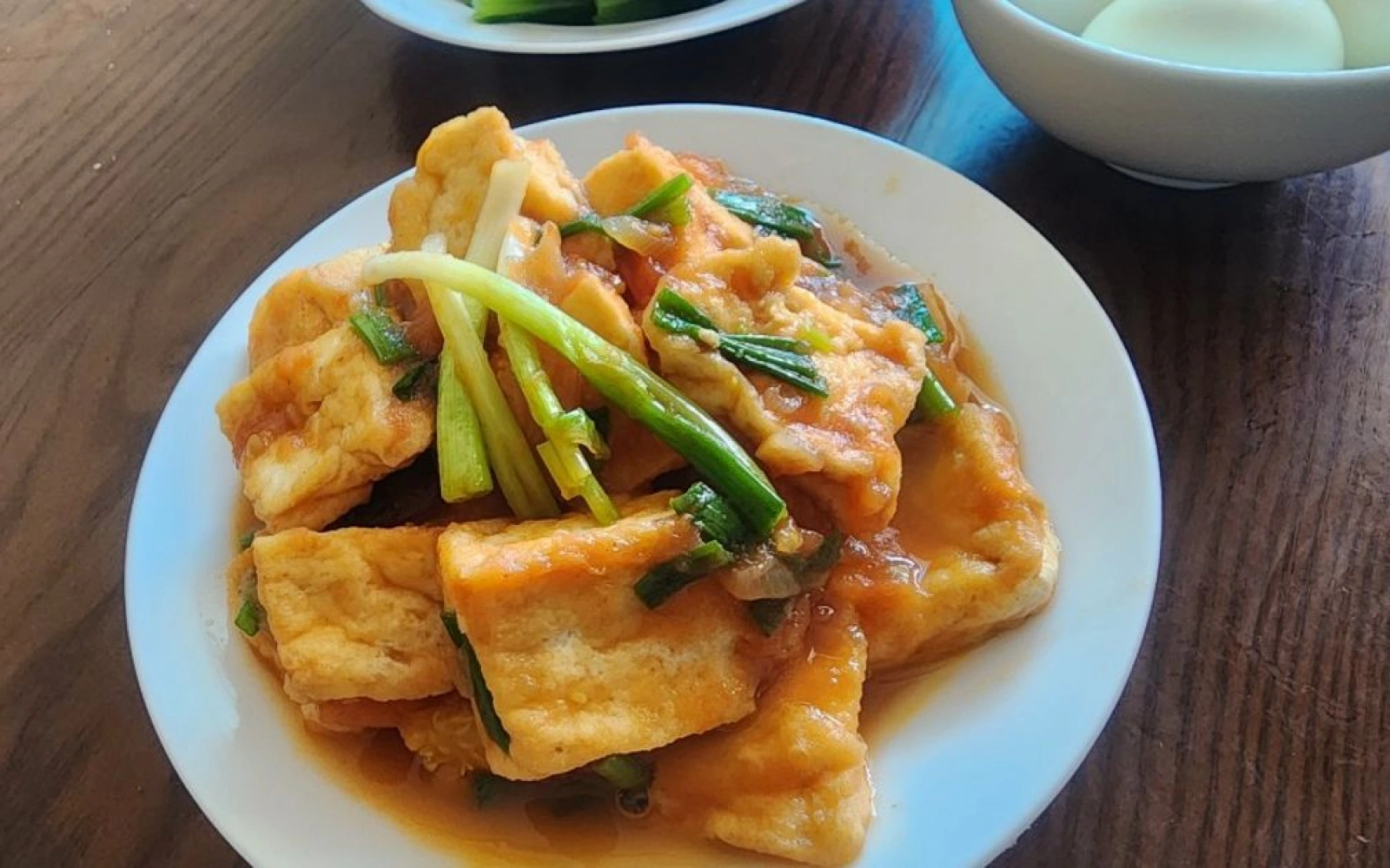 Đậu phụ sốt cà chua (món chay)