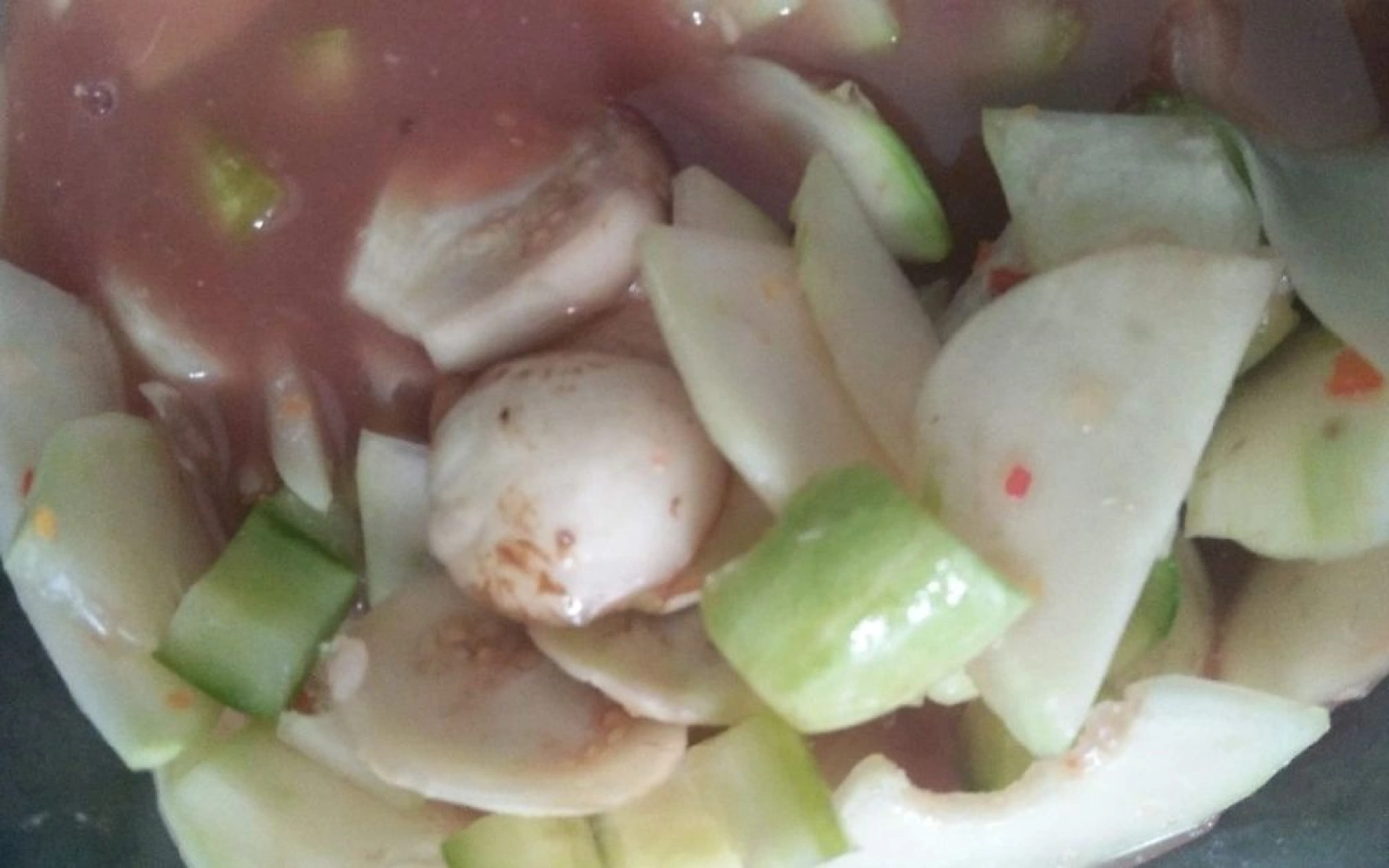 Dưa cà đu đủ trộn mắm nêm – Salad tươi mát kiểu Việt