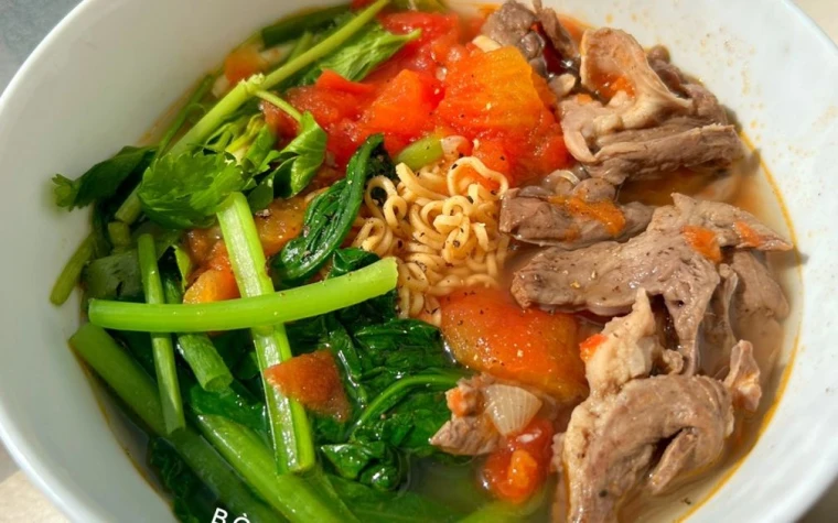 Mì Tim Cật Chua Cay