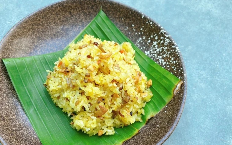Xôi Ngưu Bàng (Nấu Nồi Cơm Điện)