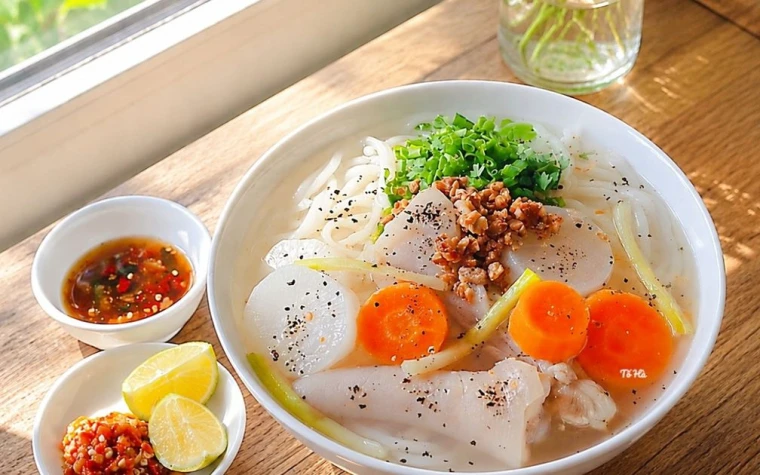 Cách làm Bánh canh đuôi heo thơm ngon, đậm vị