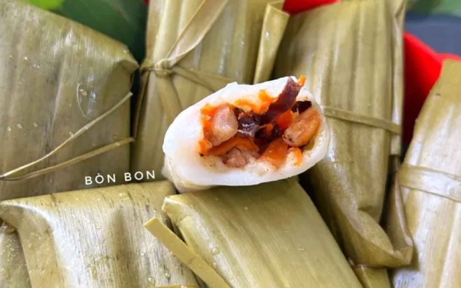 Bánh ít mặn nhân tôm thịt kiểu Huế