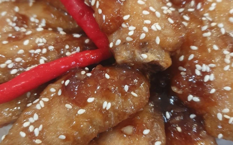 Cánh gà sốt mật ong