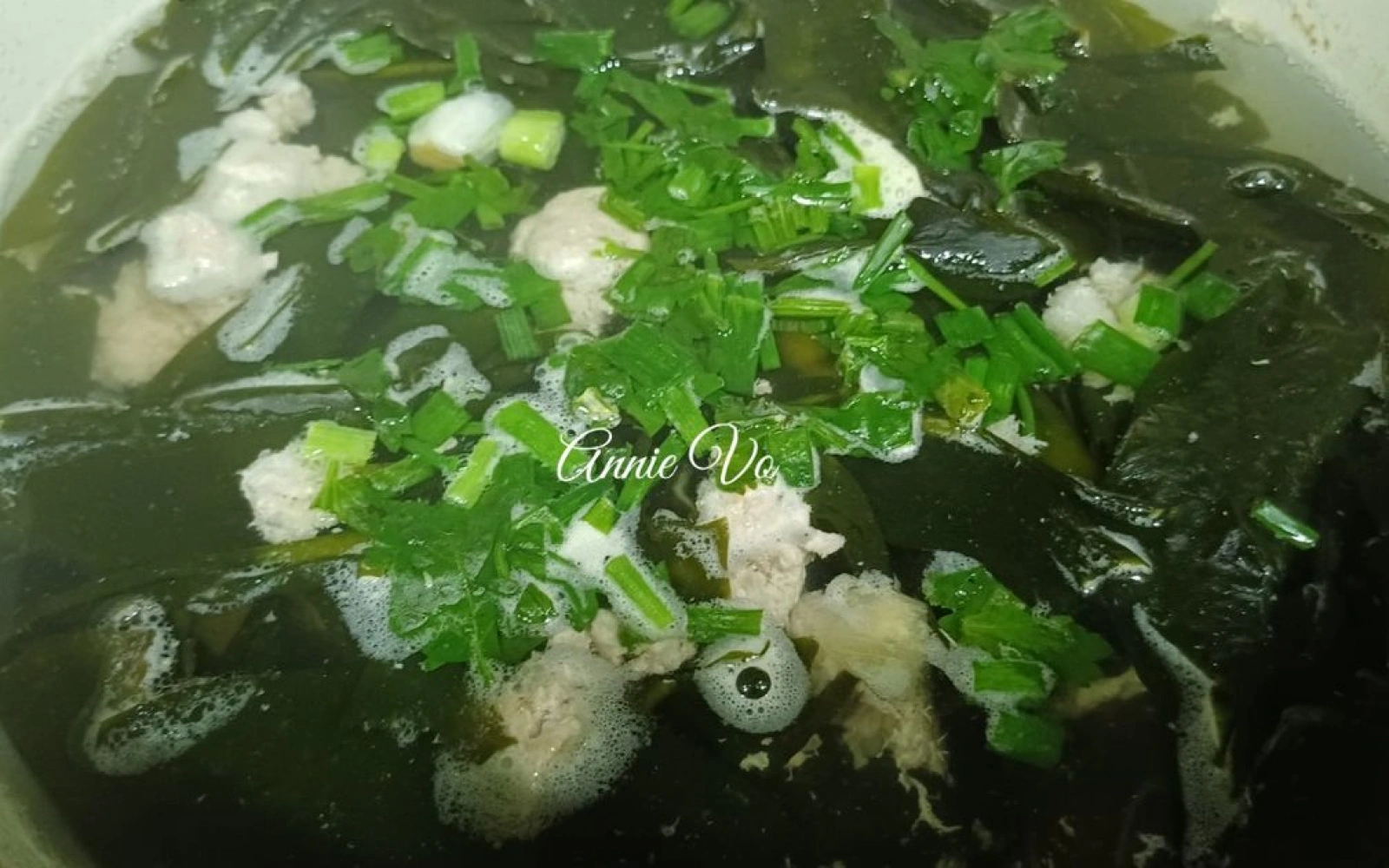 Cách làm canh rong biển nấu thịt xay đơn giản
