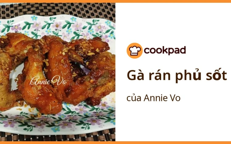 Cách làm Gà rán phủ sốt chua ngọt giòn tan cho 2 người