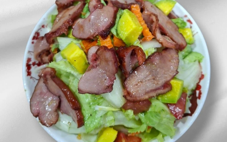 Salad Sườn Ngỗng Hun Khói