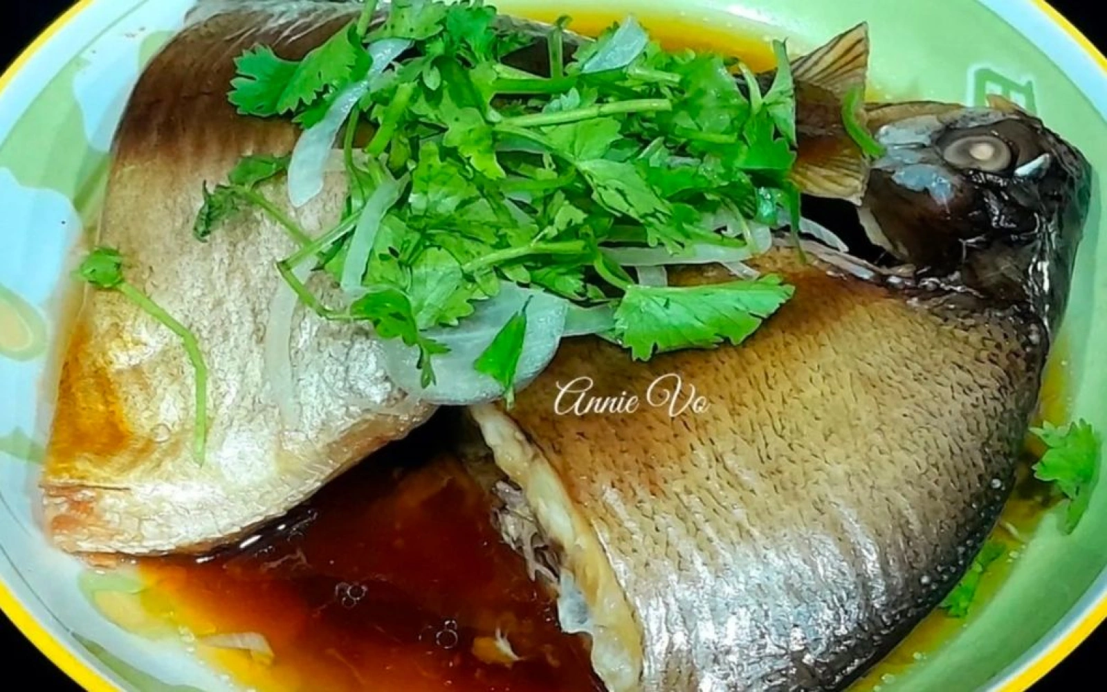 Cá chim hấp đơn giản