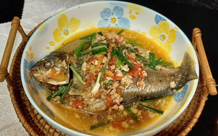 Cá chim sốt cà