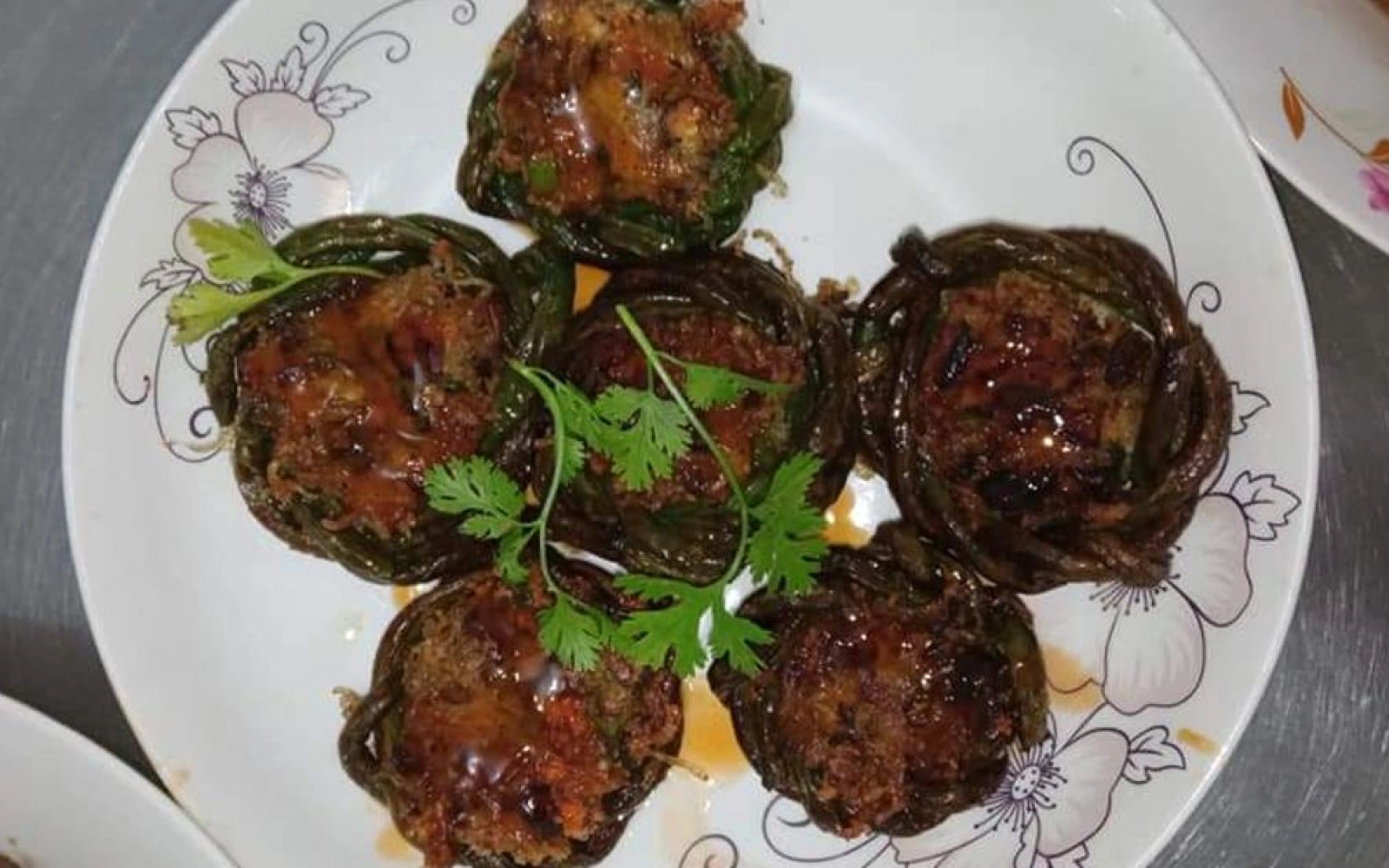Chả đậu hoa sốt cay