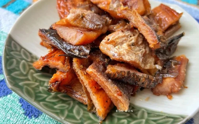 Khô cá lóc chiên dấm đường