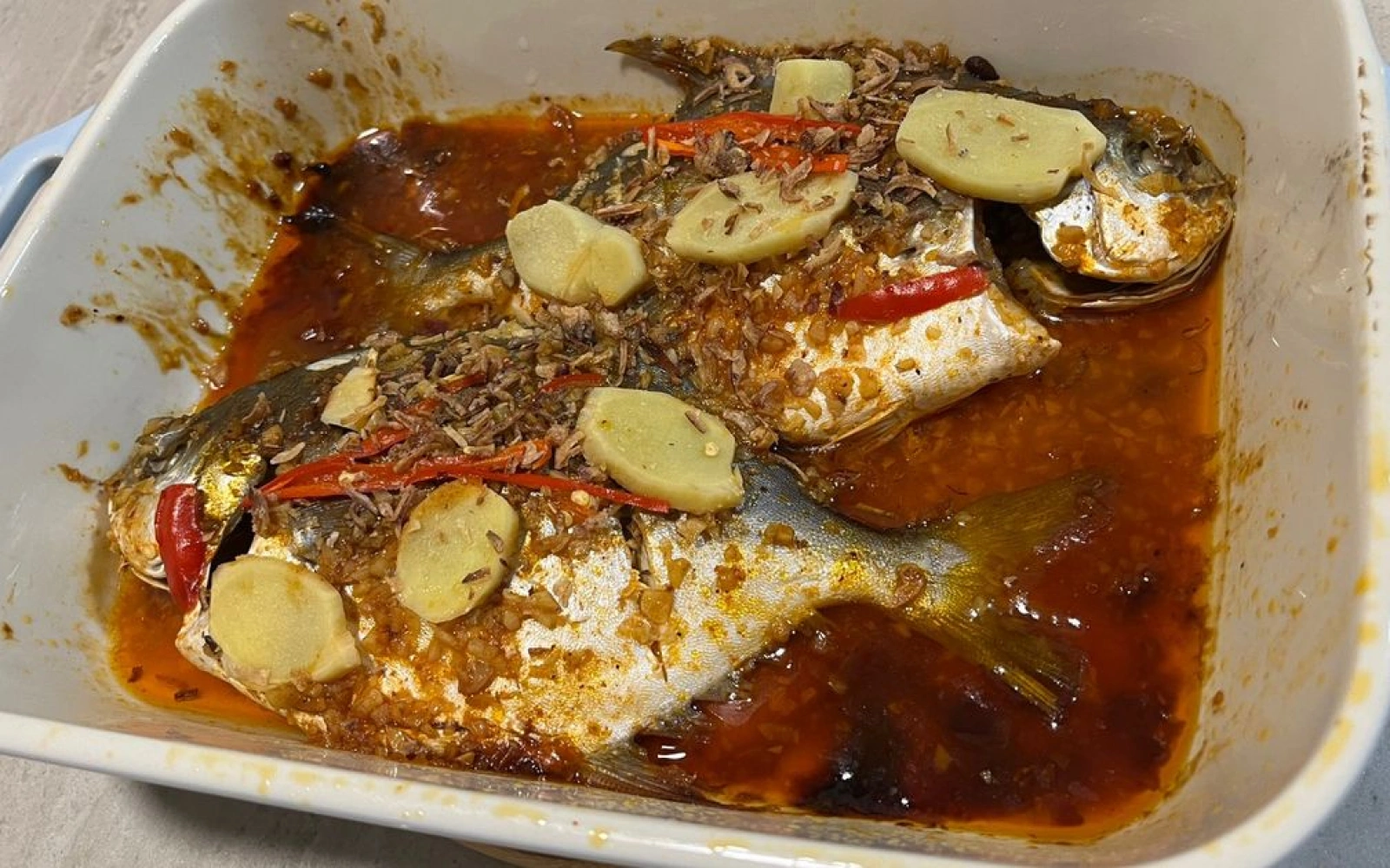 (Lò vi sóng) Cá chim sốt tương mận