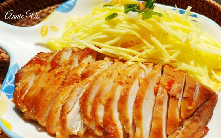 Thịt nạc heo nướng xoài bằm